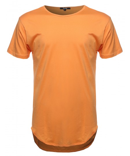 Men's Short Sleeve Long Length Tee