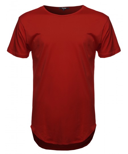 Men's Short Sleeve Long Length Tee