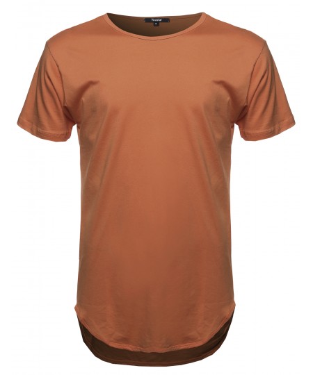 Men's Short Sleeve Long Length Tee