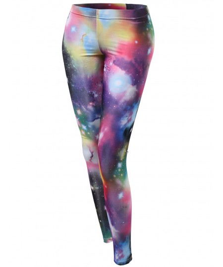 Women's Galaxy Print Tight Leggings