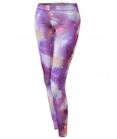 Women's Galaxy Print Tight Leggings