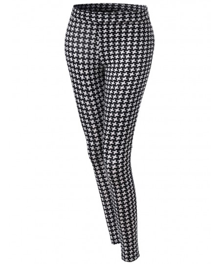 Women's Pinwheel Pattern Print Tight Leggings