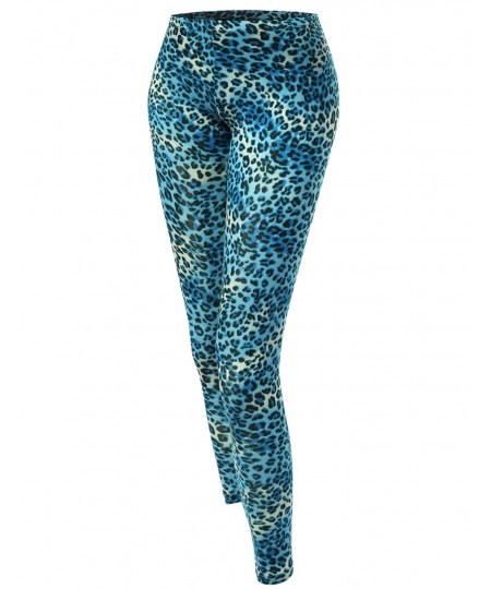 Women's Leopard Color Printed Leggings