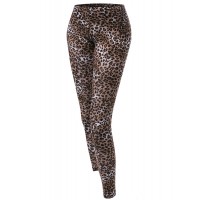 Women's Leopard Color Printed Leggings