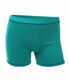 Women's Basic Solid Color Sporty  Workout Shorts