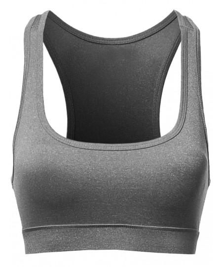 Women's Basic Racerback Sporty Sport Bras