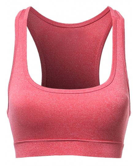 Women's Basic Racerback Sporty Sport Bras