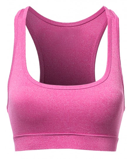 Women's Basic Racerback Sporty Sport Bras