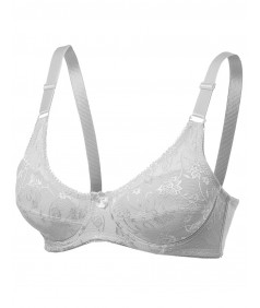 Women's Underwire Non-Padded Soft Lace Nursing Bras