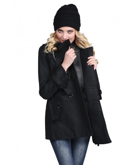 Women's Beautiful Fit Classic Double Breasted Trench Coat