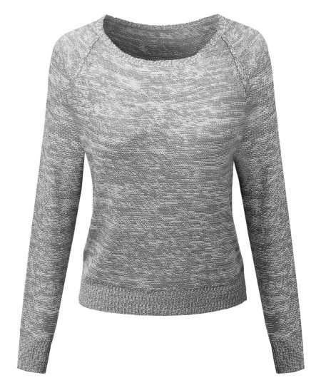 Women's Casual Dolmasn Sleeve Urban Style Sweater