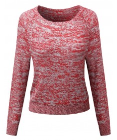 Women's Casual Dolmasn Sleeve Urban Style Sweater