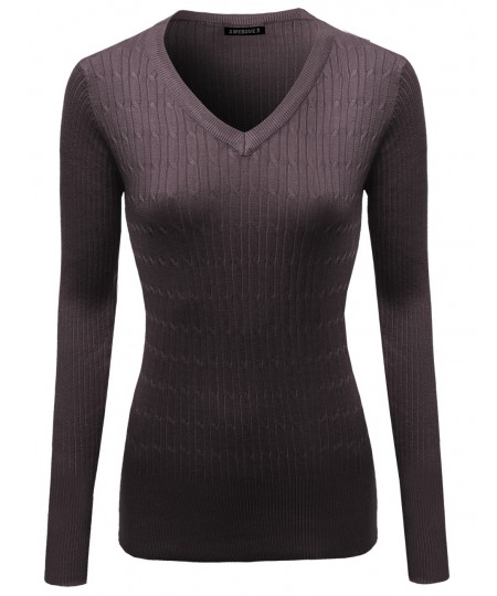 Women's Basic Solid Pullover Sweaters