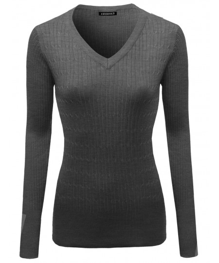 Women's Basic Solid Pullover Sweaters