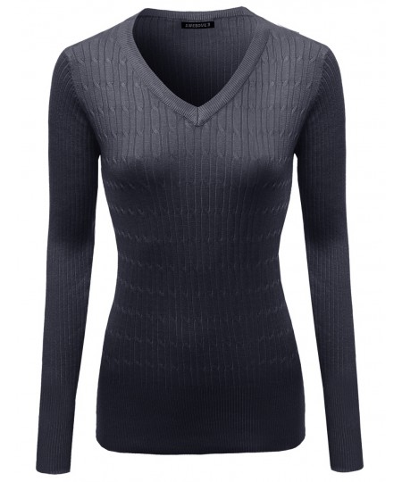 Women's Basic Solid Pullover Sweaters