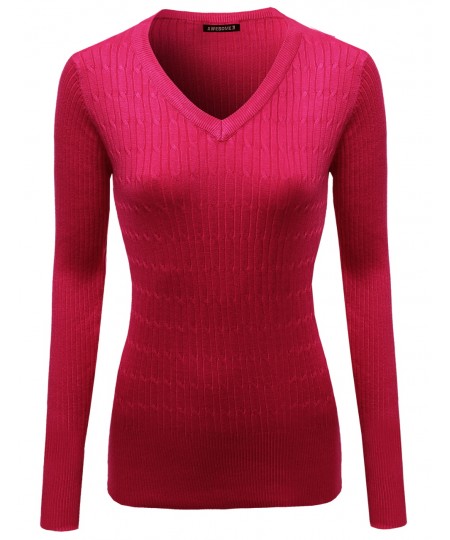 Women's Basic Solid Pullover Sweaters