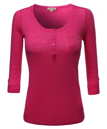 Women's Cotton Button Down Point Tops