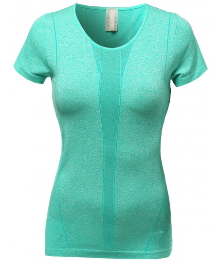 Women's Round Neck Short Sleeve Cycling Tops