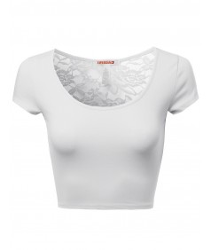 Women's Lace Crop Tops