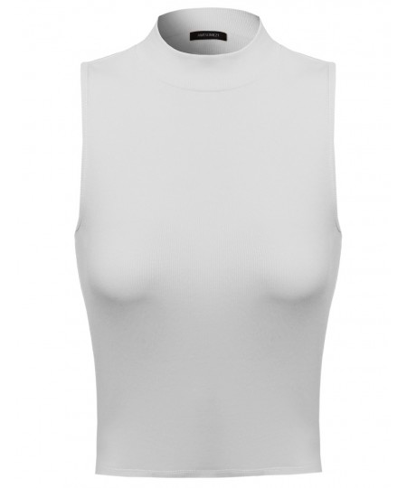 Women's Trendy Casual Rib Crop Top