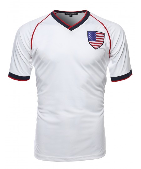Men's Usa Soccer Jersey Shirt