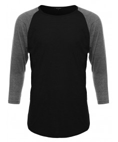 Men's Basic Lightweight Baseball Raglan Shirt