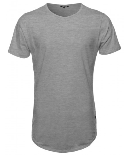 Men's Basic Lightweight Crew Neck T Shirt