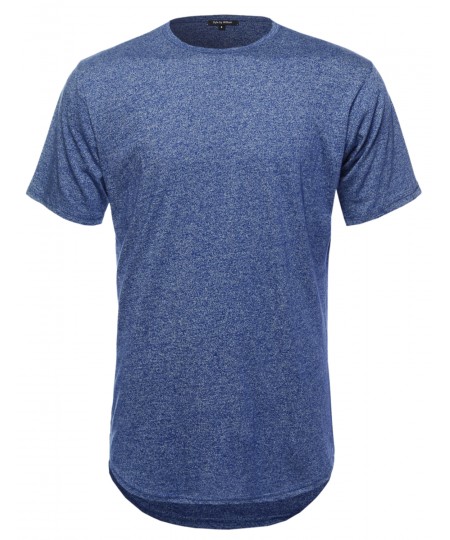 Men's Basic Lightweight Crew Neck Tee Shirt