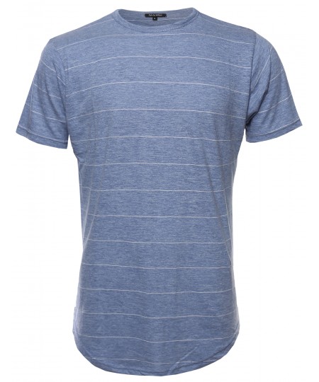 Men's Basic Lightweight Crew Neck Tee Shirt