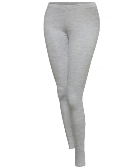 Women's Classic and Basic Essential Soft Leggings 