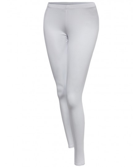 Women's Classic and Basic Essential Soft Leggings 