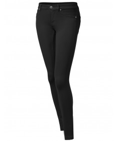 Women's Essential One Button Skinny Pants