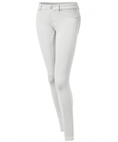 Women's Essential One Button Skinny Pants