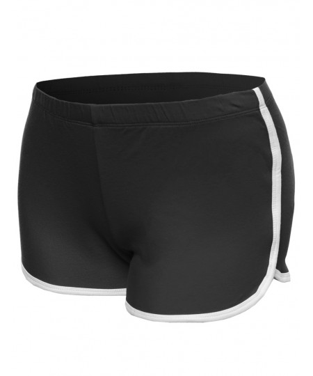 Women's Basic Athletic Sport Cotton Shorts in Various Colors