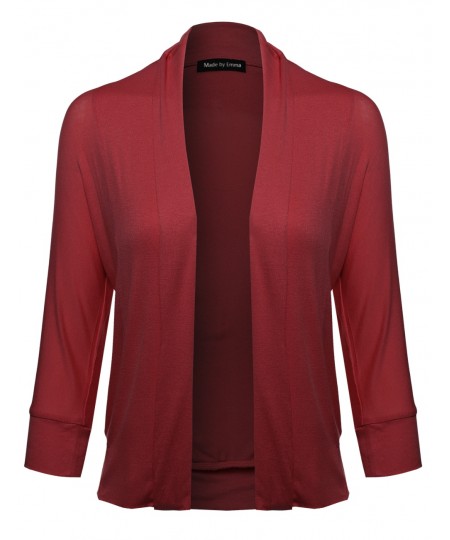 Women's Super Comfy Open Front Drape Cardigan