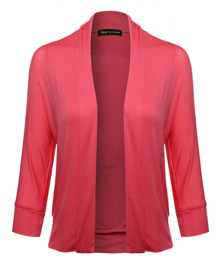 Women's Super Comfy Open Front Drape Cardigan