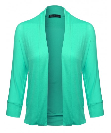 Women's Super Comfy Open Front Drape Cardigan