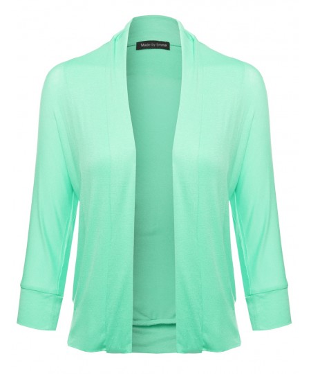 Women's Super Comfy Open Front Drape Cardigan