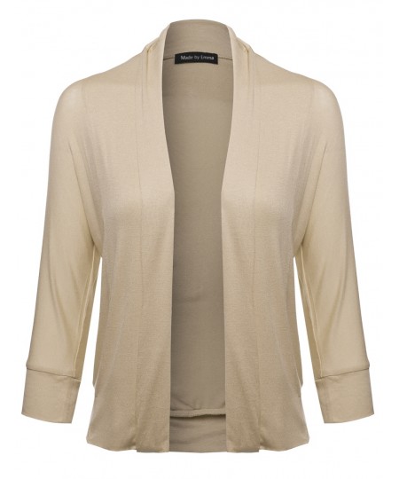 Women's Super Comfy Open Front Drape Cardigan