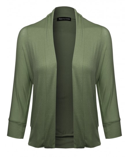 Women's Super Comfy Open Front Drape Cardigan