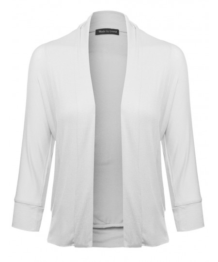 Women's Super Comfy Open Front Drape Cardigan