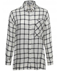 Women's Classic Oversized Plaid Button Up Shirt