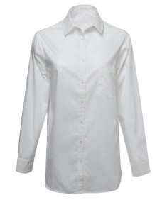 Women's Basic & Classic Oversized Button Up Shirt