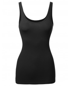 Women's Basic Scoop Neck Tank Top