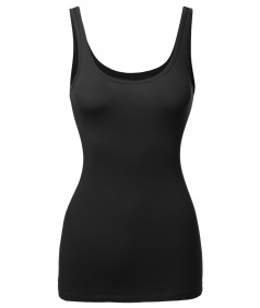 Women's Basic Scoop Neck Tank Top