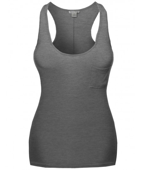 Women's Super Strech Soft Cotton Spandex Sleeveless Tank Tops