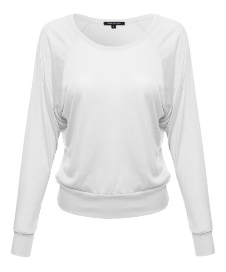 Women's Basic Sheer Long Sleeve Top