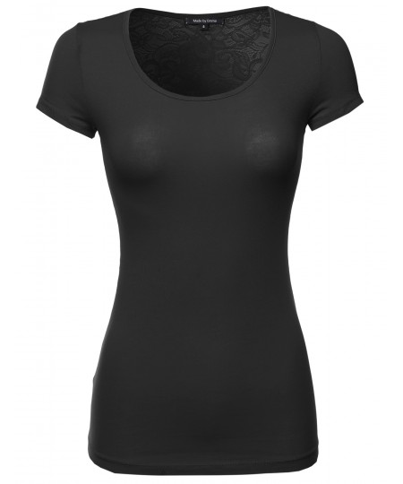 Women's All Laced Back Basic Tee